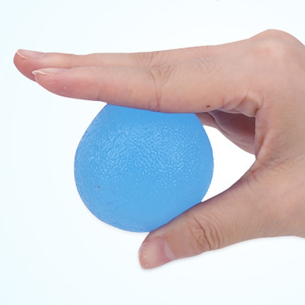 Handtränare med slät yta, icke-allergenisk polymer, reducerat motstånd, värmbar, stresslindring, flera styrkenivåer, latexfri för hand