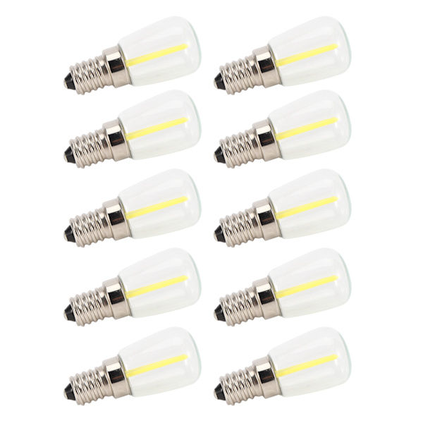 10 stk. Mini dimbar E14 LED-pære 1,5W AC 110V for lysekrone
