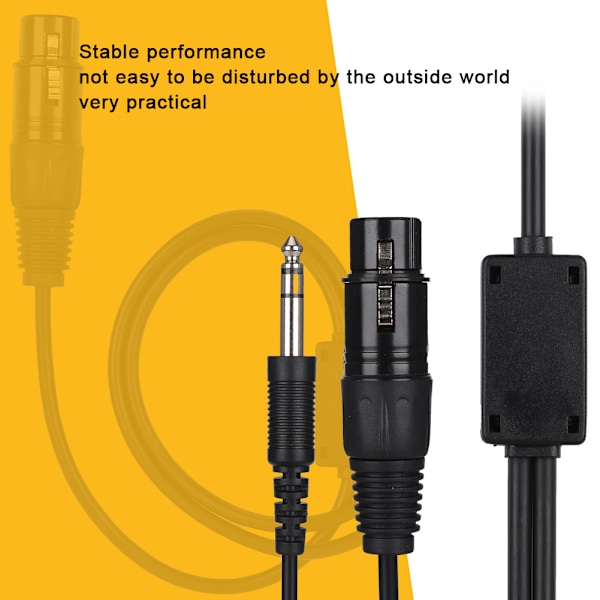 For Airbus XLR til GA dobbel plugg 5-pin headset adapterkabel Luftfart hodetelefonkabel