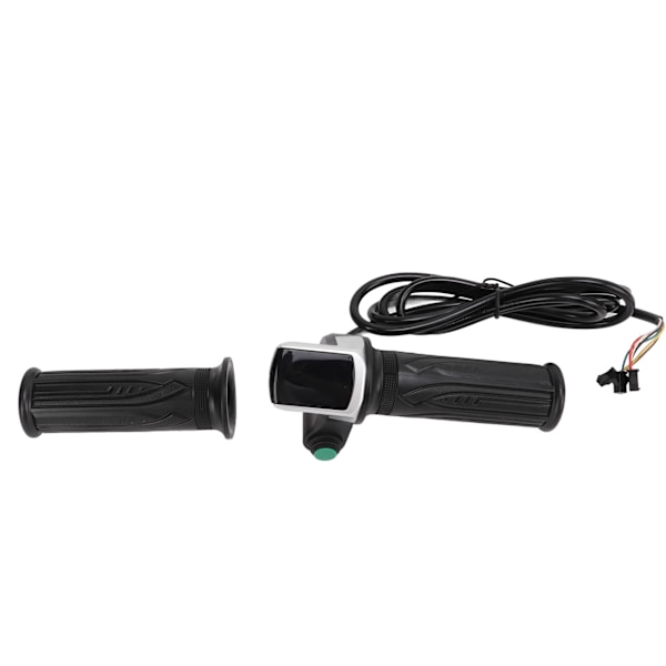 1 par styre gassgrep Universal LED-skjerm ledning vri gass akselerasjonsgrep for elektrisk sykkel scooter