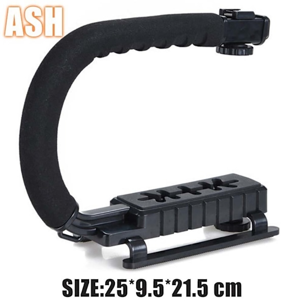 DV Handheld C-formad videostabilisator blixtstativ stabilisator
