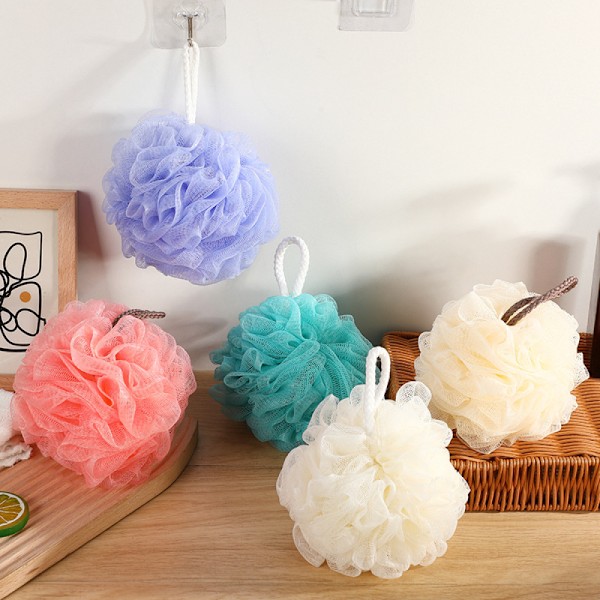 Rengör Hudens Porer och Exfolierar Badsvampar Loofahs, Högkvalitativt Puffnät För En Oöverträffad Duschupplevelse, 4-Delars Set Med Enkel Rengöring