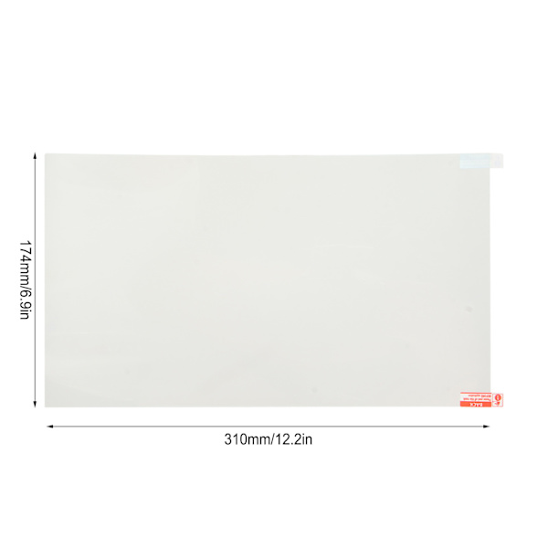 14 tuuman kannettavan tietokoneen sinisen valon estosuodatin, näytönsuojakalvo UV-silmäsuojalla, liimalla 310x174mm