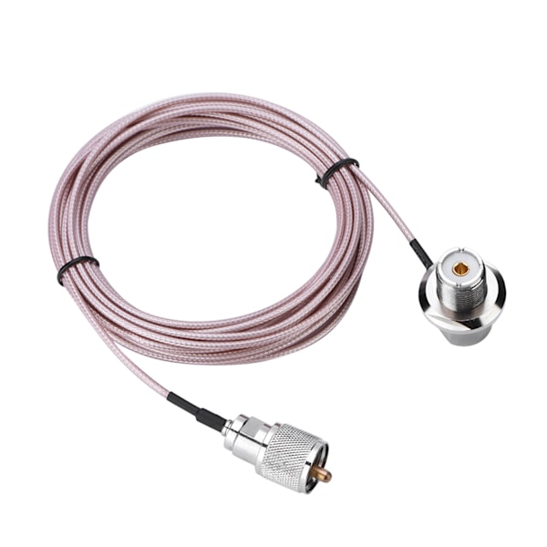 5M 16FT koaksiaalikaapeli UHF PL-259 uros-naaras-sovitin matkapuhelinradioantenniin