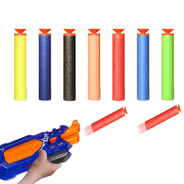 100 stk. 7,2 cm EVA bløde sugekophoved refill bløde pile udendørs legetøj børnegaver