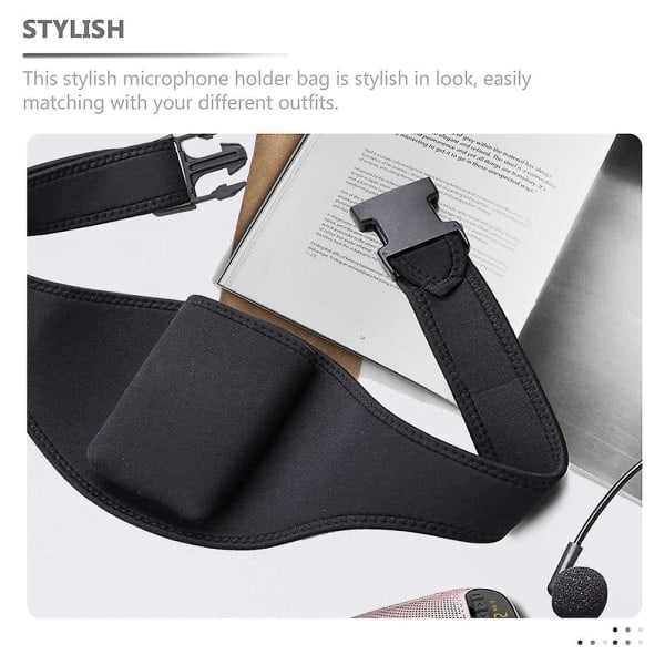 Mikrofonbälte Vattentålig Design Fitness Mikrofonväska