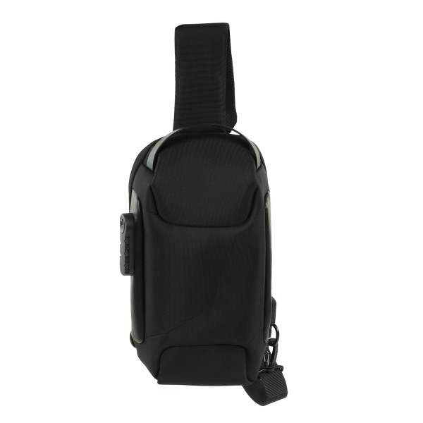 Sling Backpack USB Prevents Theft Waterproof Chest Shoulder Bags for Cycling Walking Hiking Outdoor Sport Travel