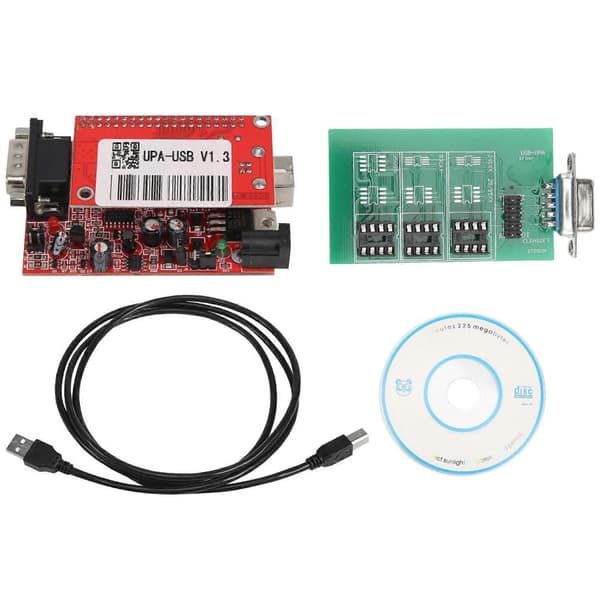 GETIT Upa Usb Programmer Diagnostisk Verktøy Upa-Usb Ecu Programmerer Upa Usb V1.3 med Adapter Kompatibel med 2013 Versjon Hovedenhet