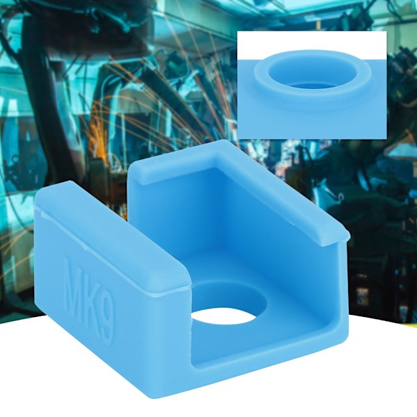 5 st värmeblock isolering silikonhylsa för Creality CR-10/CR10S/Ender 3 MK7 MK8 MK9