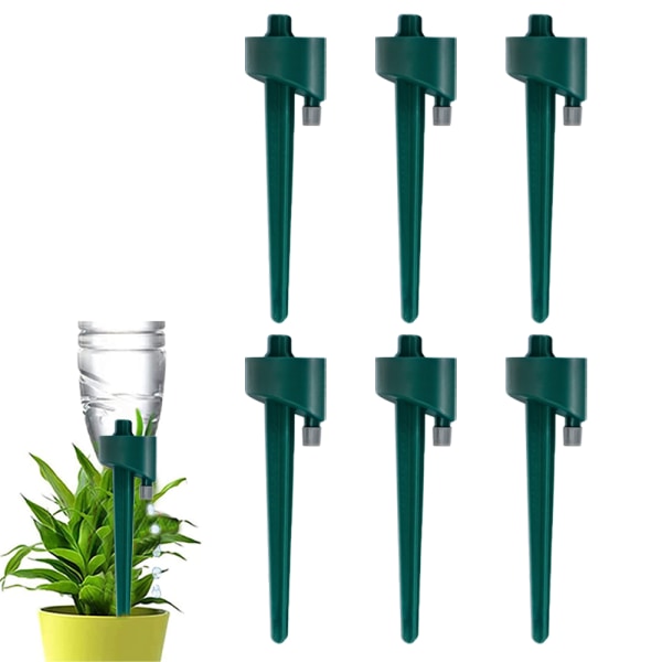 Plant Self Watering Insert Spikes Device, 6 PCS Water Control