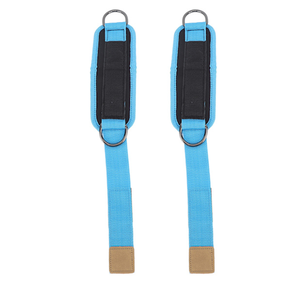 2PCS Ankelstropp for Kabelmaskin Kickbacks Jern D-Ring Gym Ankelmansjett for Treningsøkt