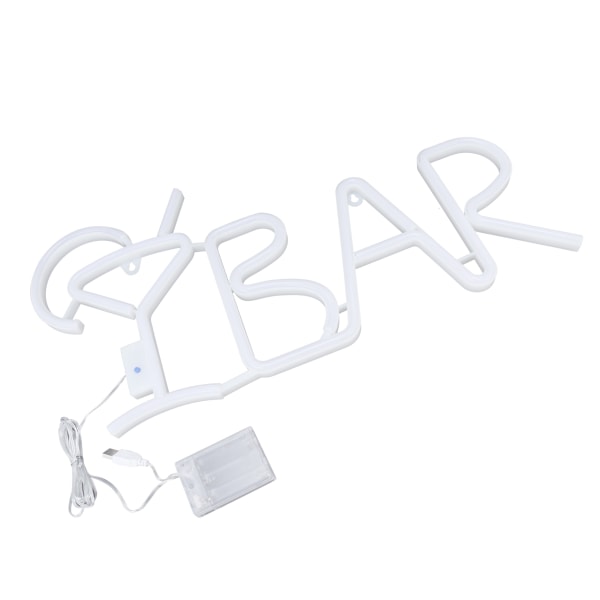 LED Neon Lys BARType Neonskiltlampe med 18-tasters fjernbetjening