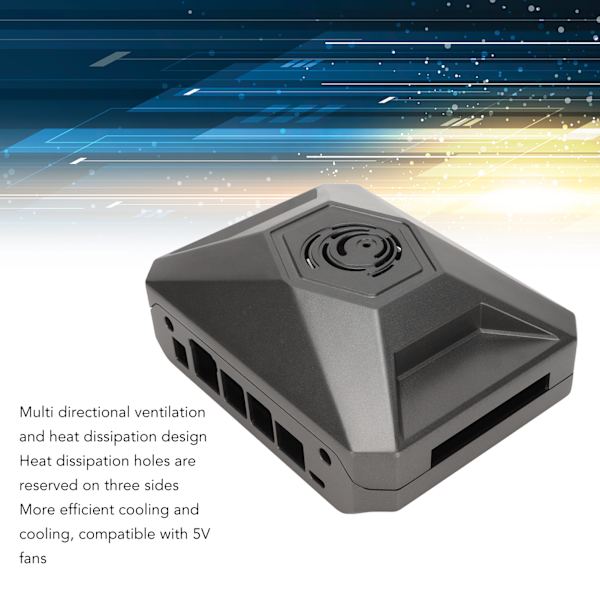 Udviklingskort Etui til Jetson Nano Professionel Aluminium Beskyttende Skal med GPIO Adapterkort Grå