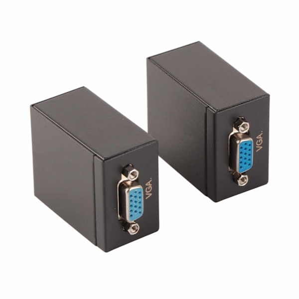 60M VGA RJ45 Extender Sender og Mottaker CAT‑5 / 6 Ethernet-kabel