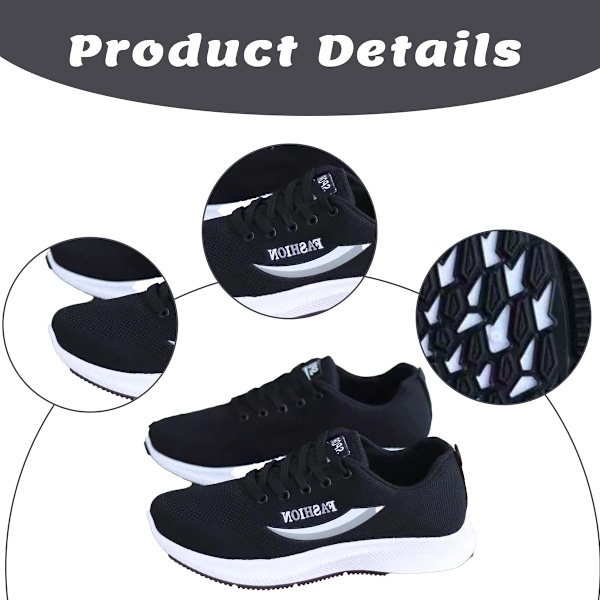 Promenadskor Herr Mellanålders Tygskor Mesh Halkfria Arbetsskor Casual Allround Slip-on Skor för Pappa