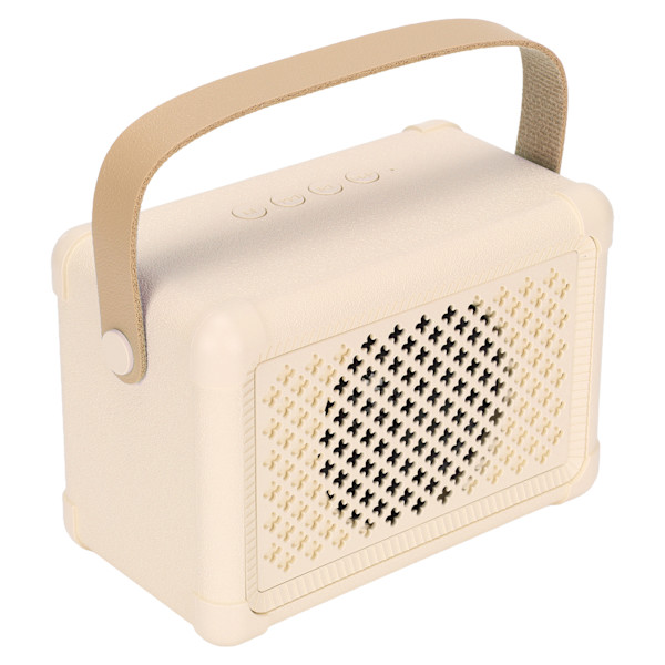 Retro Bluetooth-kaiutin HiFi-basso, alhainen energiankulutus, nopea siirto, monitoiminen vintage-langaton kaiutin