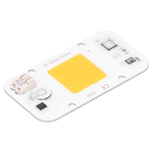 20W/30W/50W 220V LED COB Chip Lampe Panel Svejsefri Hvid Varm Lys Fuld Spektre (Varm Lys 50W)