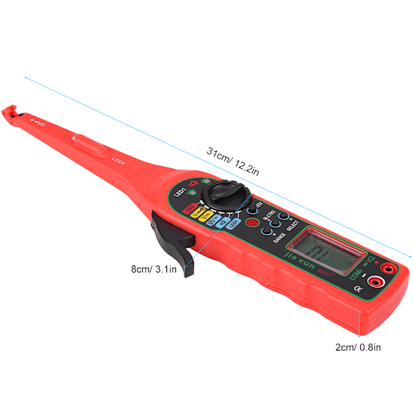 Automatisk krets tester multimeter lampe bilreparasjon bil elektrisk diagnose verktøy rød