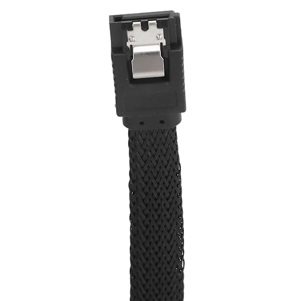 Serial ATA-kabel 7P vinklet harddisk datakabel Serial ATA3.0 adapter med farget mesh linjestil