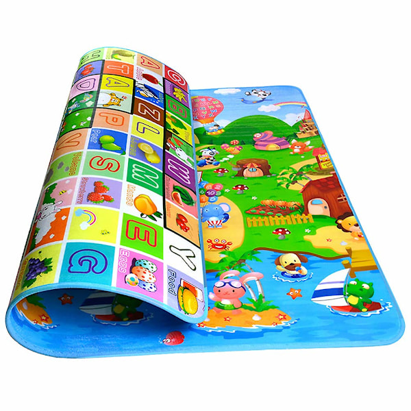 Spielmatte, Swonuk 1.8m*1.2m Foldbar Stor Antiskli Krabbe