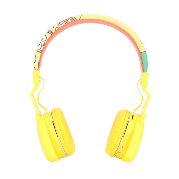 YLFASHION Barn Bluetooth Hörlurar Deman Fällbara Brusreducerande Barn Bluetooth Headset för Skola PC Mobiltelefon