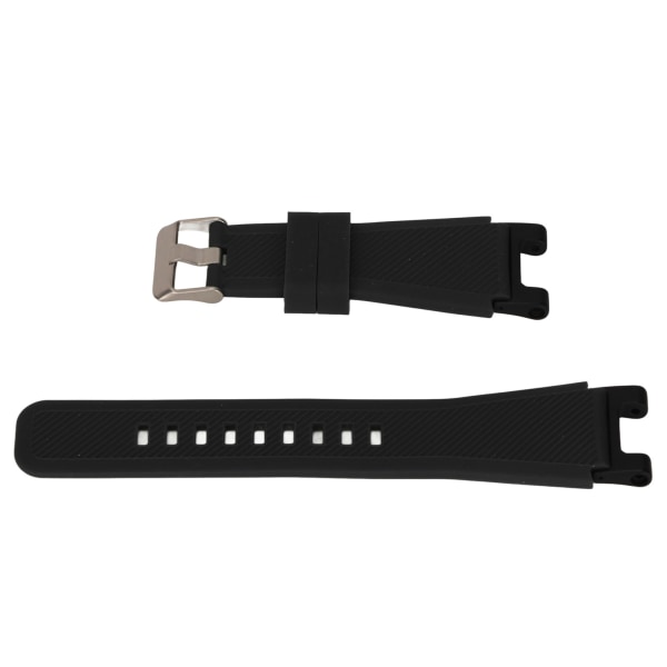 Silikonipehmeä rannekoruvyö urheilukellohihna Amazfit TRex TRex Pro -älykellolle (musta)