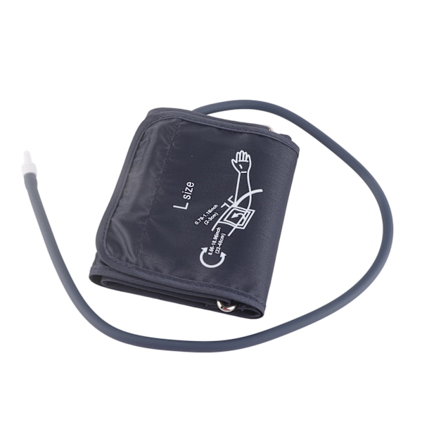 2 stk. blodtryksmanchet med stik, justerbar D-ring, stor manchet, armblodtryksmanchet, udskiftningsmanchet, 8,7 ~ 18,9 tommer