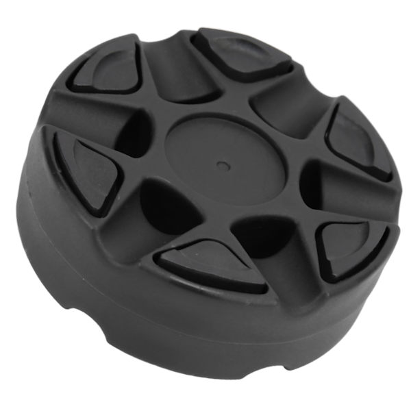 Ishockeypuck med tät textur, blank och platt, lättglidande plastpuck för daglig skridskoträning