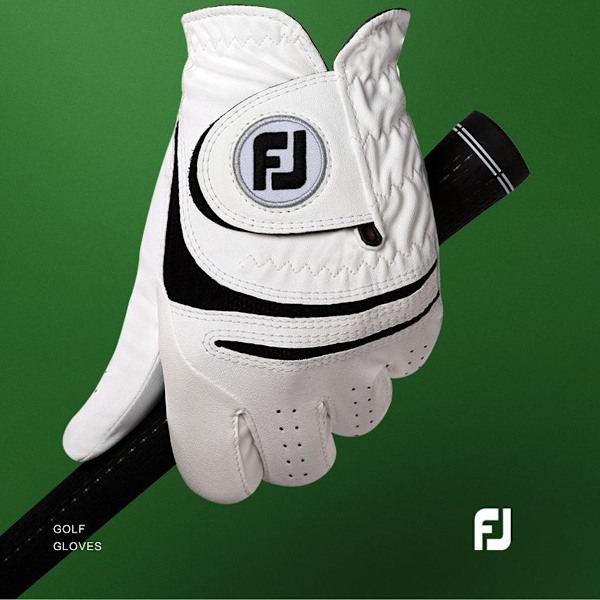 Golfhandskar för herrar, set, prestanda i alla väder med avancerat prestandaläder, ComforTab-stängning för säker passform, 2-pack