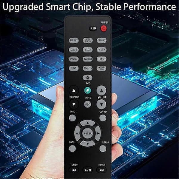 Denon RC-1243 erstatningsfjernkontroll kompatibel med o/videomottaker