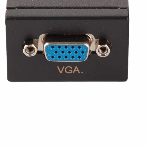 60M VGA RJ45 Extender Sender og Mottaker CAT‑5 / 6 Ethernet-kabel