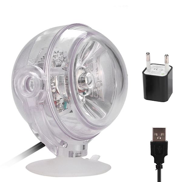 EU-stik AC110-240V LED undervandslys flerfarvet vandtæt Sp