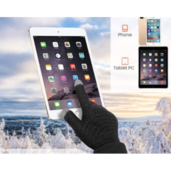 3 par dam vinter touch screen handskar varma fleecefodrade K
