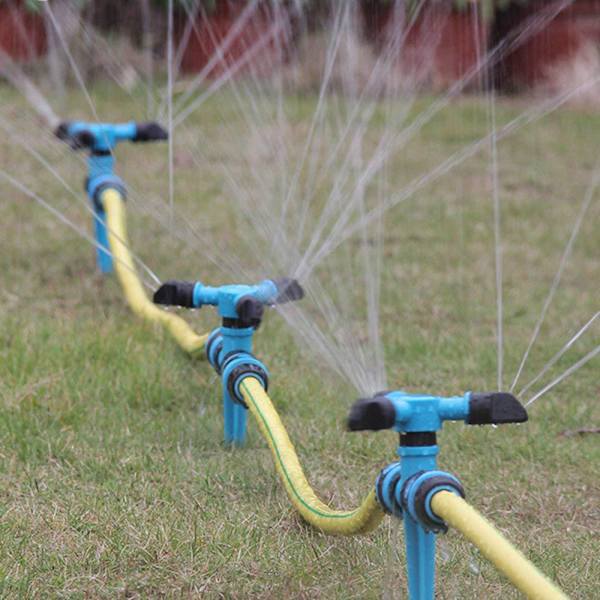 3-pakning Thru Lawn Sprinkler Spydbase, Vanningsspredere for style1