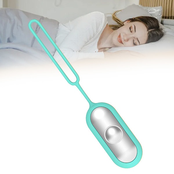 Sömninstrument, Hjärnmassage Justerar Hjärtfrekvensen, Huvudvärk Fokus Uppmärksamhet, Liten och Lätt att Bära, Förbättrar Djup Sömn Blue