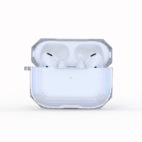 TPU Anti-Drop Earphone Beskyttende Etui Transparent Blød Skal Earbud Cover til IOS Earbuds Hvid til IOS Earbuds Ny Generation 3