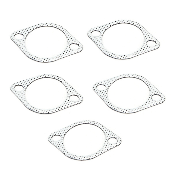 5 stk. 3'' keramisk udstødningsrør metalpakning med forstærket ring 3in 76mm Downpipe