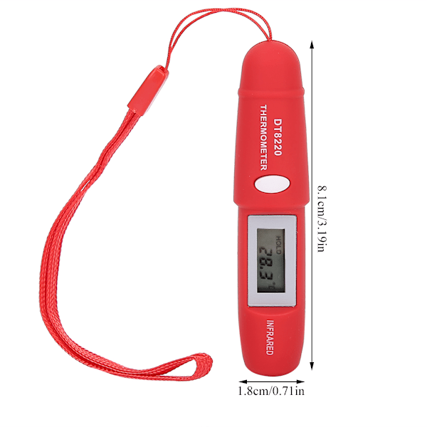 Digital kontaktlös infraröd termometer med LCD-skärm