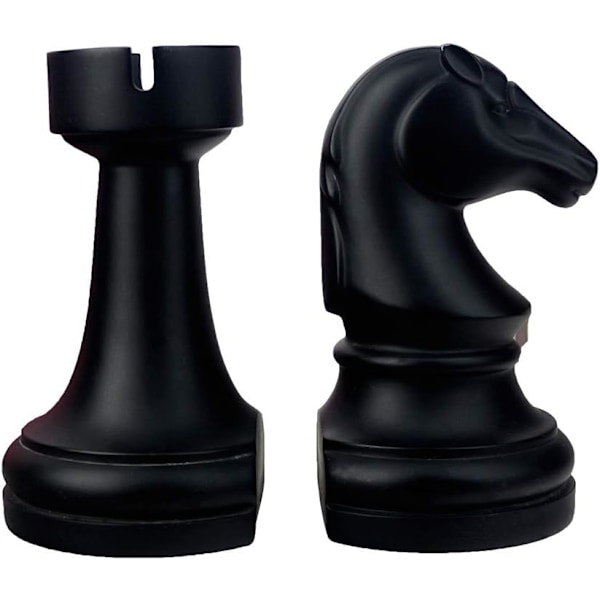 US Chess Federation Standard Dekorativa Bokstöd, Skräddarsydd Design för Hem och Kontor (Perfekt Storlek)