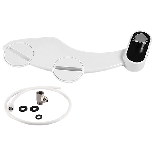 Dobbel dyse enkel kaldtvanns toalett bidet spray NonElectric toalettfeste for baderom (EU (3/8))