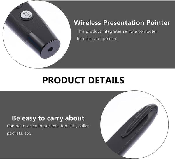 Trådløs USB-presentasjonspenn Kontorpresentasjonspenn Lysbildefremvisning