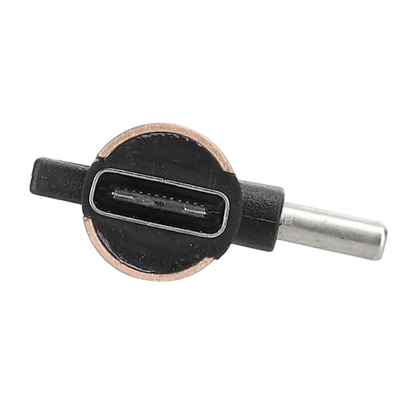 2 kpl 2-in-1 TypeC - 3,5 mm -ääniliitäntäkaapelilaturi, kuulokemikrofonijakaja, sovitin (kulta)