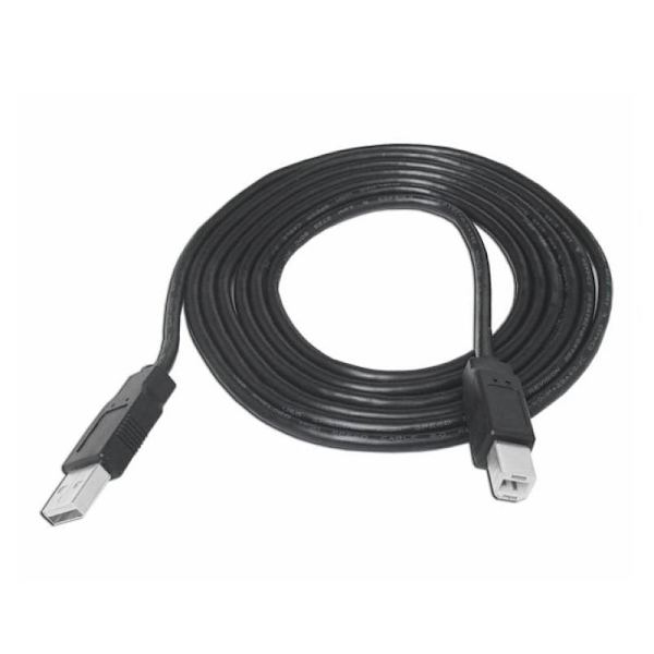 USB-kabel från USB A (hane) till USB B (hane), skrivare, skanner