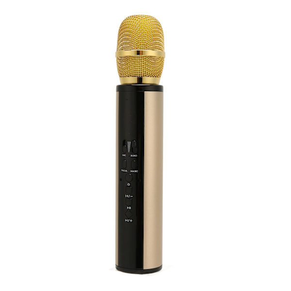 Bluetooth Handheld Mikrofon Brusreducering Stereo Trådlös Karaoke Mic med Inspelning för Smartphone PC