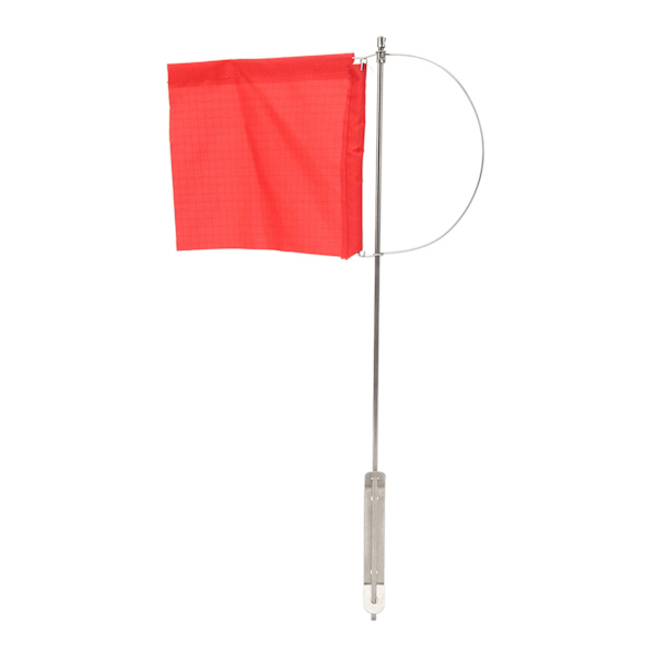 Vindindikator Flagg Monotyp Marine Mast Flagg Vindindikator Rustfritt Stål Rød Båt Flagg for Seilskute Yacht