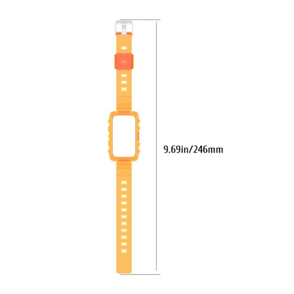 Transparent armbånd kompatibel med Huawei Bracelet 6 Honor Band 6 Smart Armbånd Udskiftning Blød TPU Rem