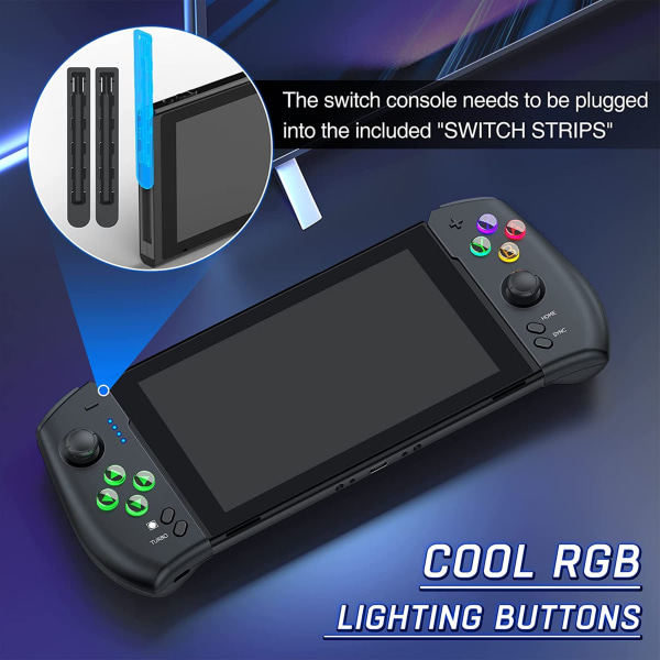 Trådløs spillkontroller Multifunksjon One Piece One Click Connection Trådløs Gamepad for Switch OLED