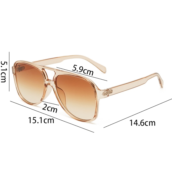 Klassinen polarisoitu Aviator aurinkolasit naisille ja miehille Retro UV-suoja aurinkosuojat