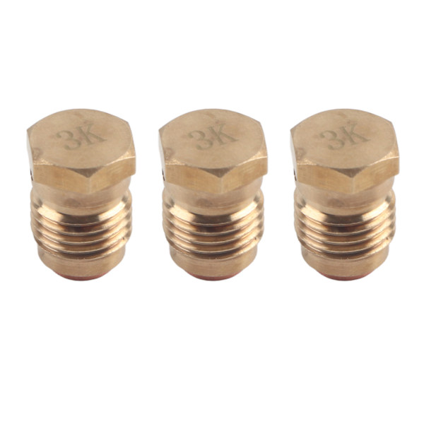 3PCS 3K 3/8-24UNF 3000psi Enhetlig Koppar Bristskiva för Paintball Tank Regulator