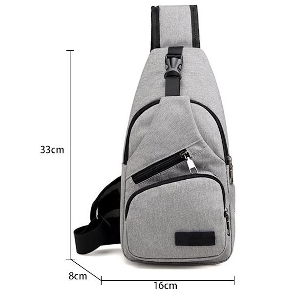 Sling Ryggsäck Multifunktionell Crossbody Väska Sling Väska Dagryggsäck Lätt En Rem Ryggsäck Sling Väska Ryggsäck för Vandring Promenader Cykling Resor